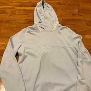 STONE ISLAND  UNISEX  HOODIE Carolina Blue ( SZ Large)